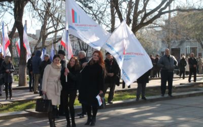 В КРЫМУ АКТИВИСТЫ ОНФ ПРИНЯЛИ УЧАСТИЕ В ПРАЗДНОВАНИИ ГОДОВЩИНЫ РЕФЕРЕНДУМА О ВОССОЕДИНЕНИИ С РОССИЕЙ