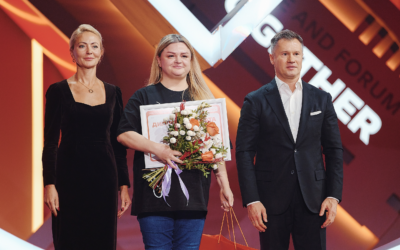 Поздравляем Евгению Гарькаву с успешным выступлением на Международной премии #МыВместе!